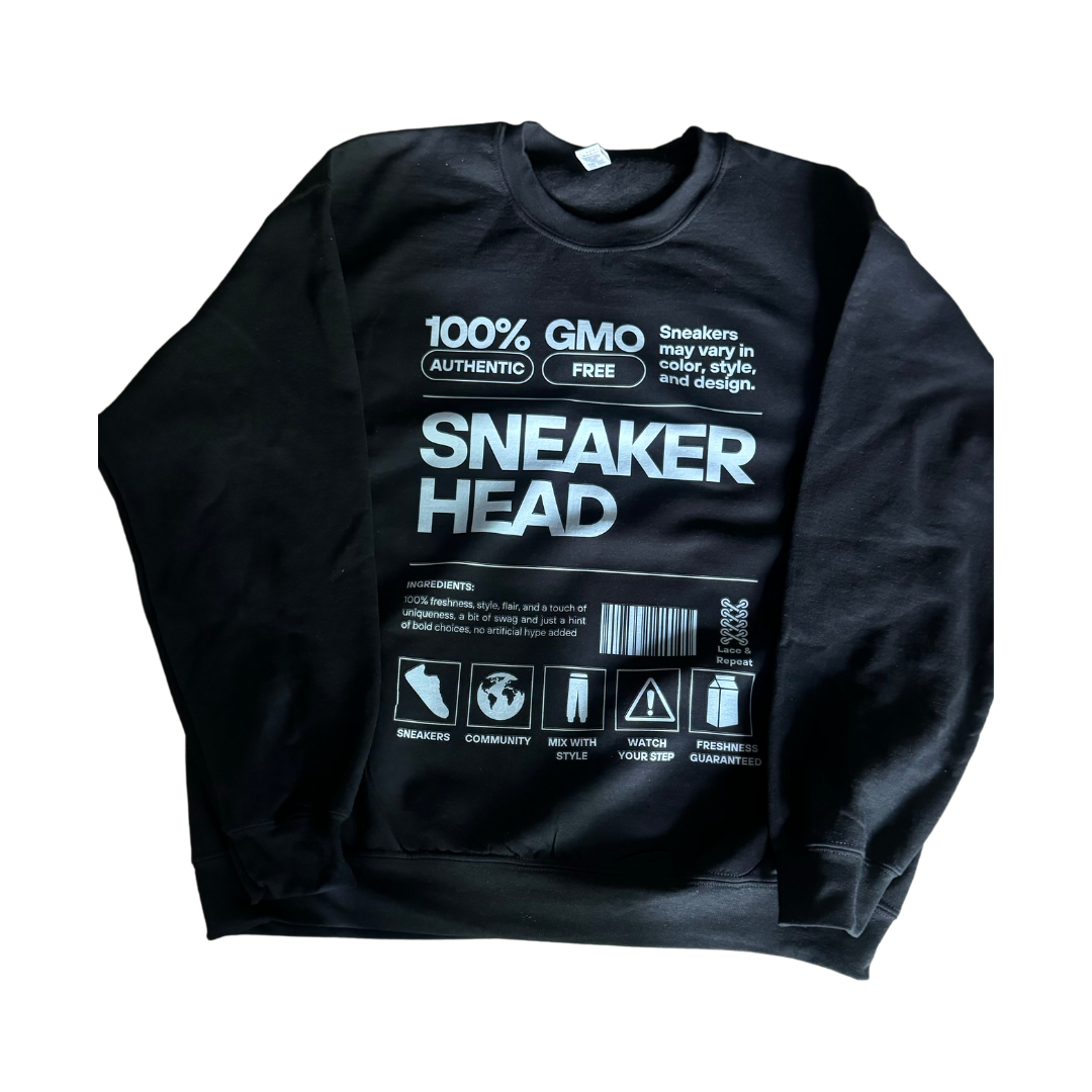 100% Authentic Sneakerhead Sweatshirt